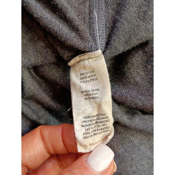 SOFT SURROUNDINGS FALL FLORAL PAISLEY SOFT PRINTED COZY BOHO OVERSIZED TUNIC SML - Picture 4 of 11